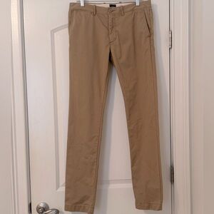J. CREW 484 Slim-fit Broken-in Khaki Pants Size 32x34